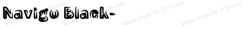 Navigo Black字体转换